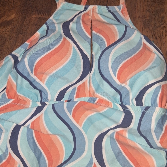 Helen Jon Del Rey Two Piece Lacuna Halter Swimsuit Size M - Picture 3 of 8